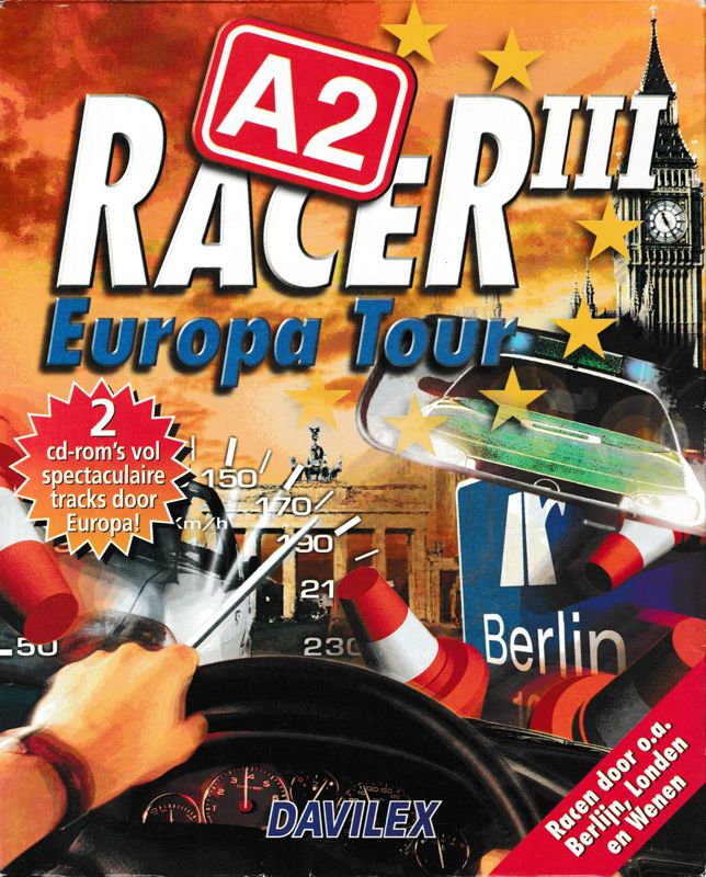 A2 Racer III: Europa Tour box art for Playstation